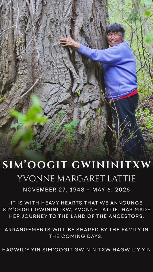 Sim'oogit Gwininitxw British Columbia Obituary Death– Beloved Matriarch, Leader Remembered With Love